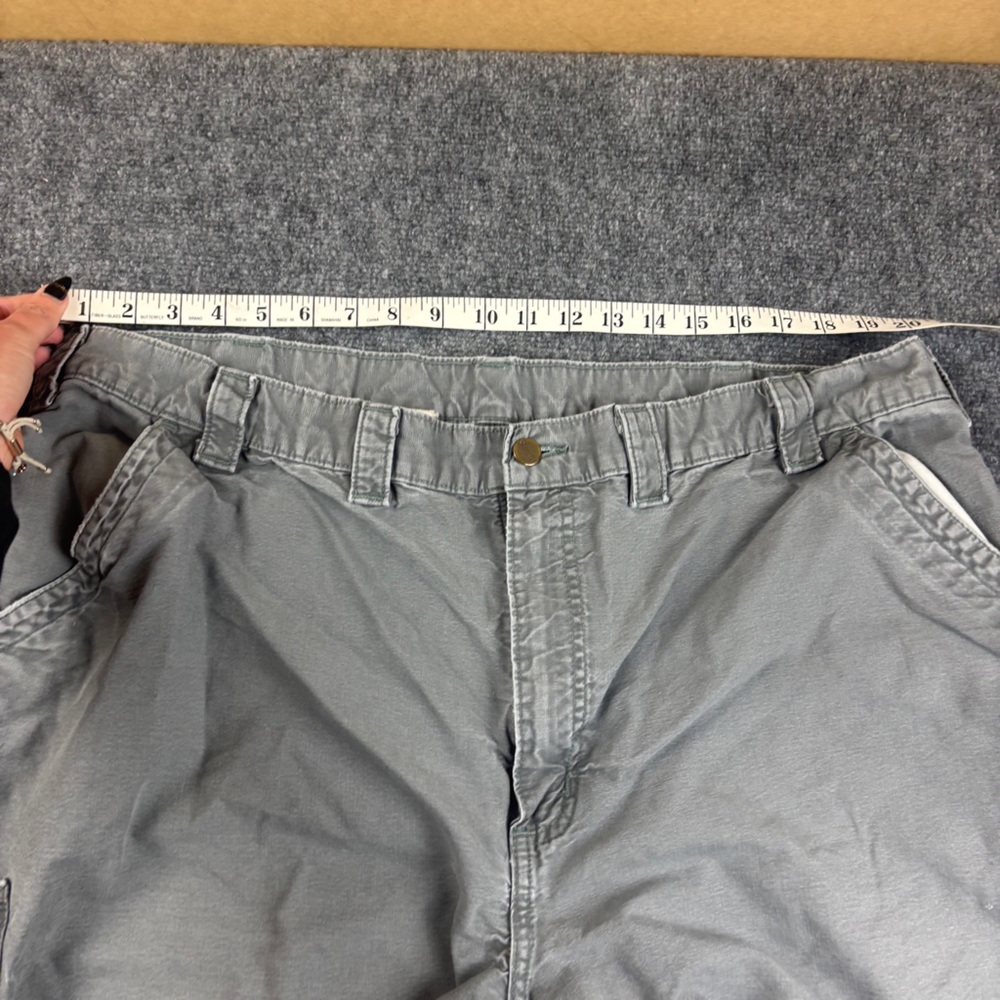 CARHARTT Men’s Grey Dungaree Fit Pants size: 44 x 30 - Picture 5 of 8